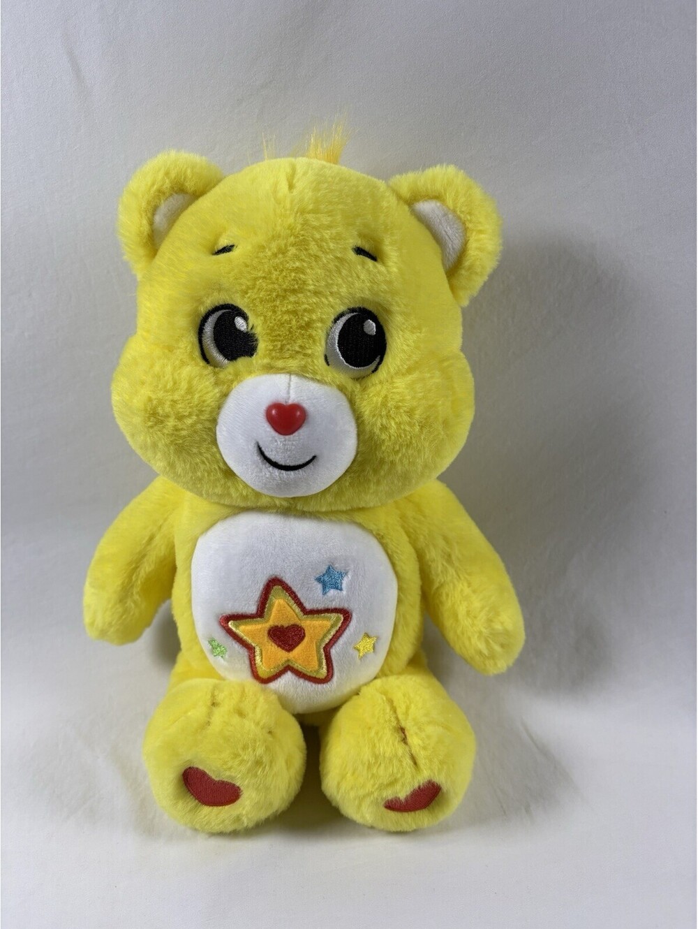 Care Bears Superstar Bear 13" Plush Stuffed Animal Toy Yellow Basic Fun 2022